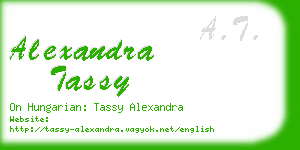 alexandra tassy business card